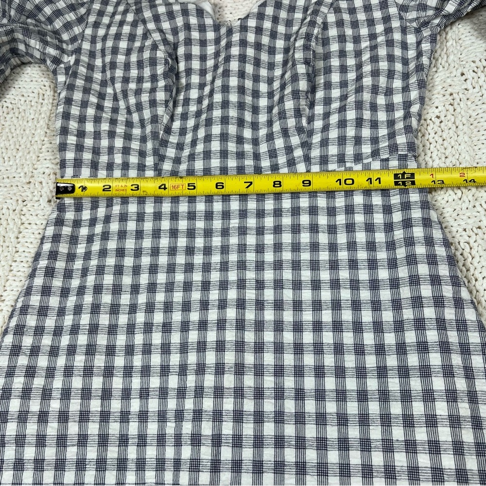 Urban Outfitters UO Lena Gingham Puff Sleeve Mini Dress - Picture 11 of 13